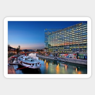 The Danube Canal Sticker